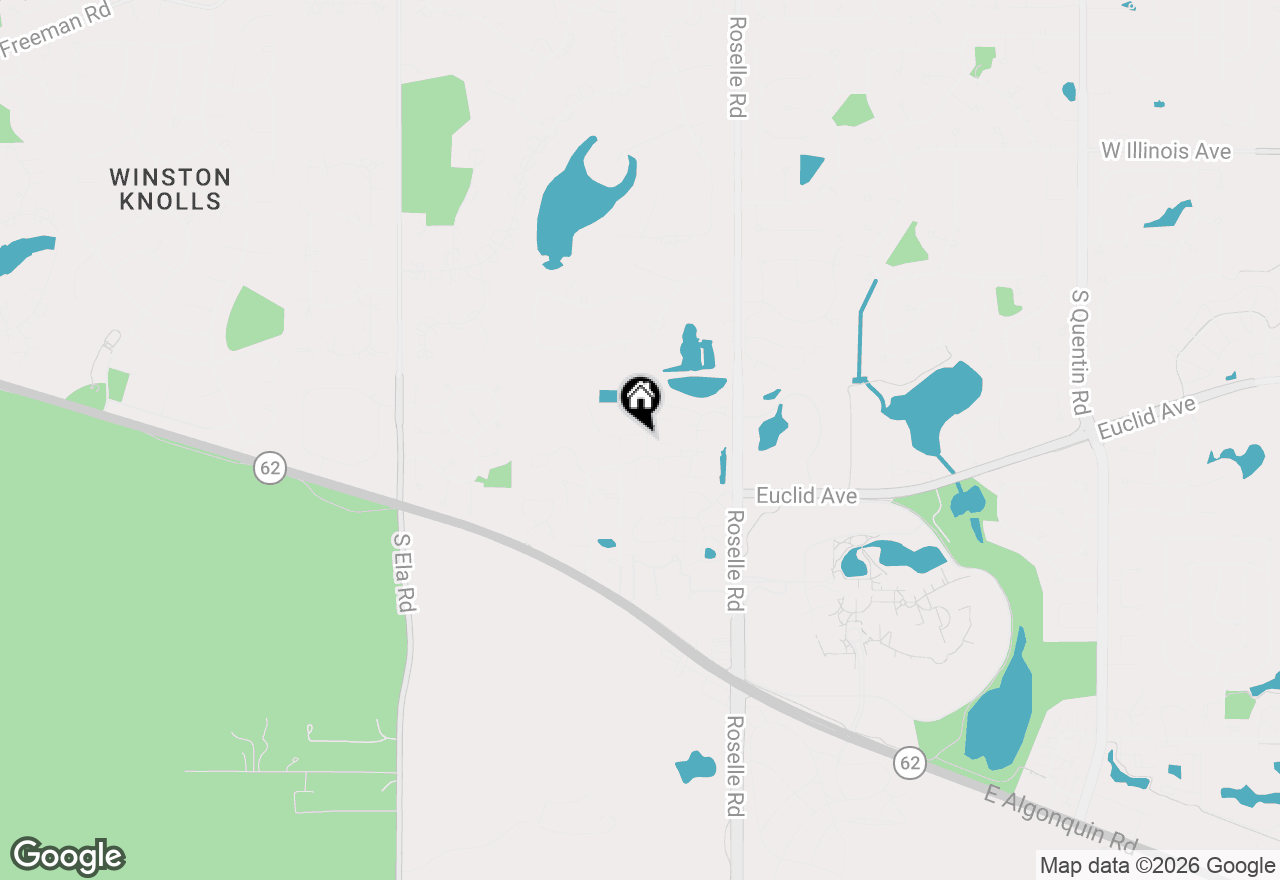 Map of 1393 W Shire Circle #2, Inverness, IL 60067