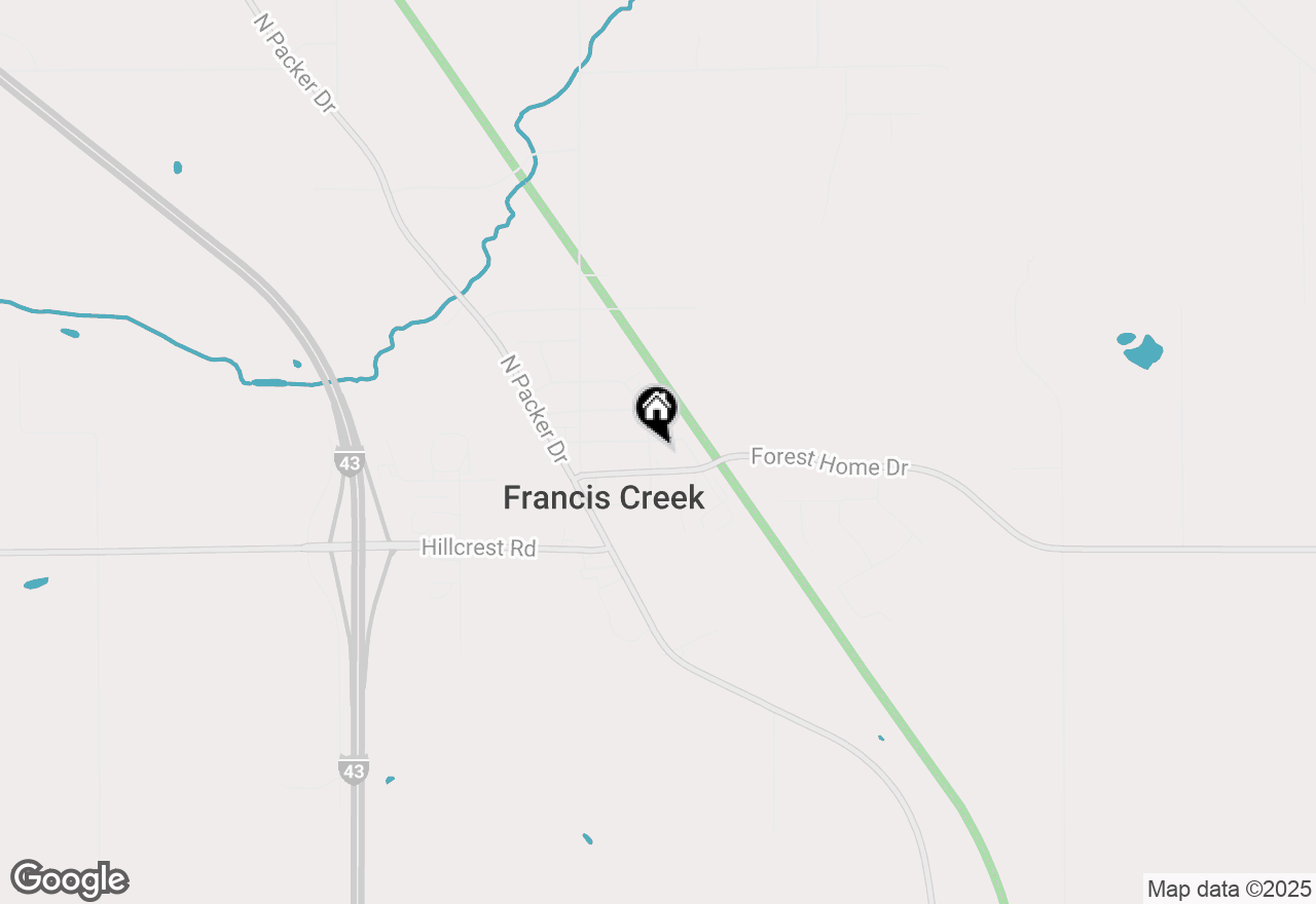 Map of 108 Lilac Dr, Francis Creek, WI 54214