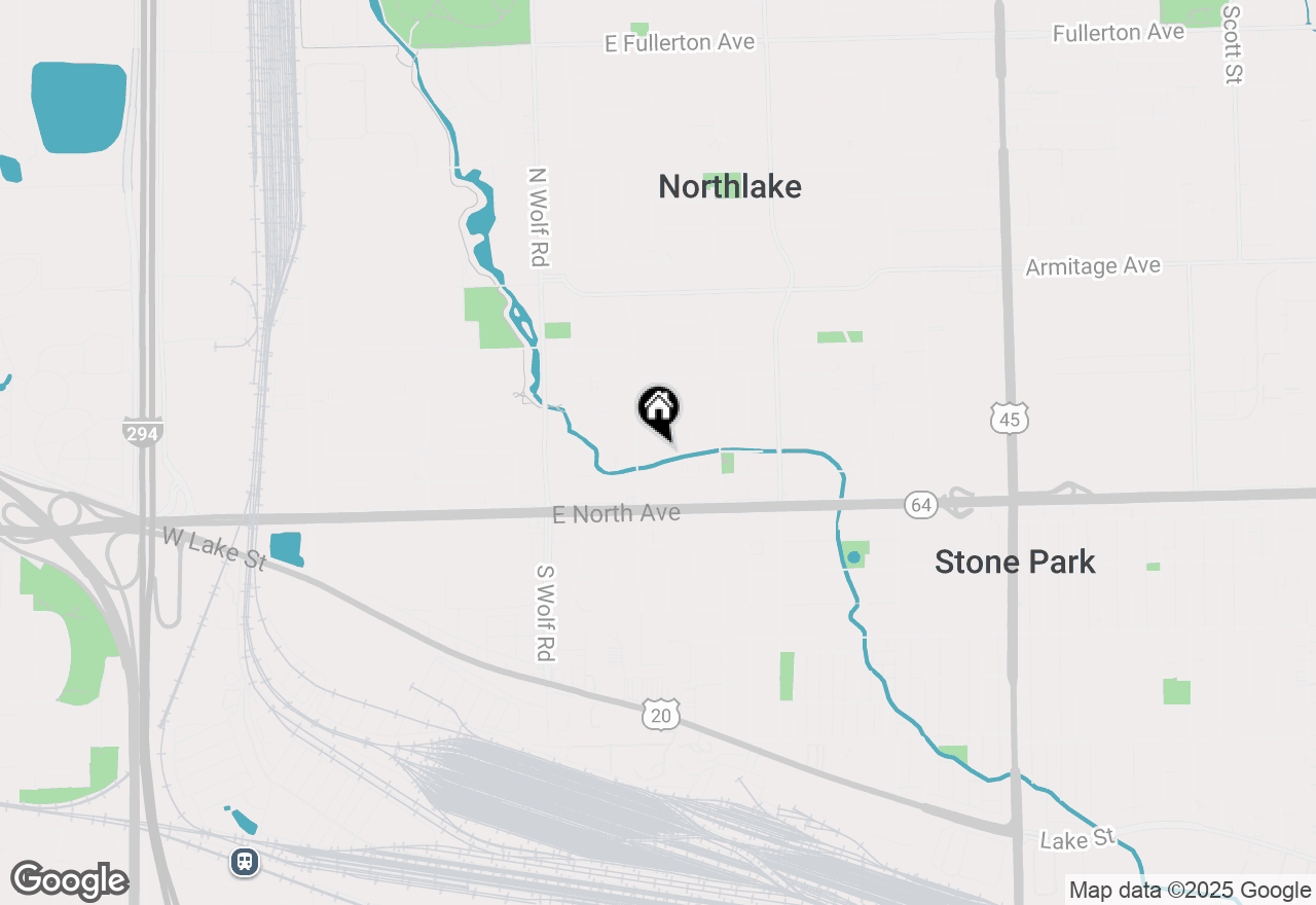 Map of 115 Country Club Drive, Northlake, IL 60164