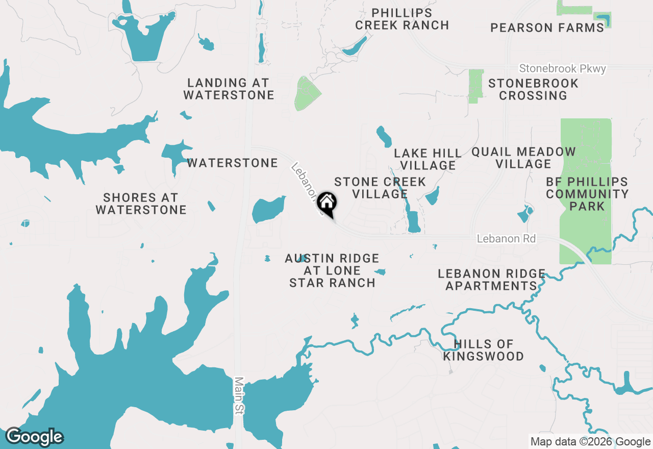 Map of 5160 Statesman Lane, Frisco, TX 75036