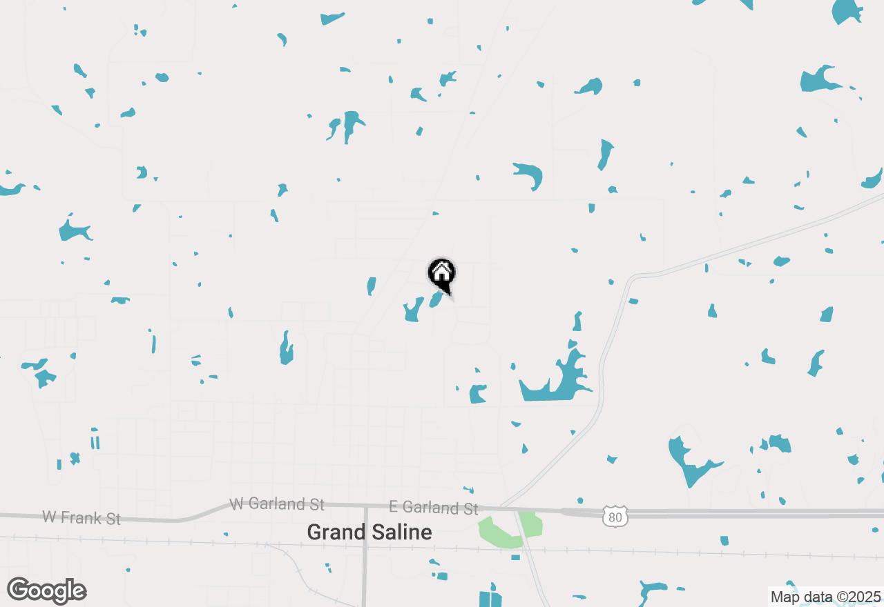 Map of 1213 Lakeside Drive, Grand Saline, TX 75140