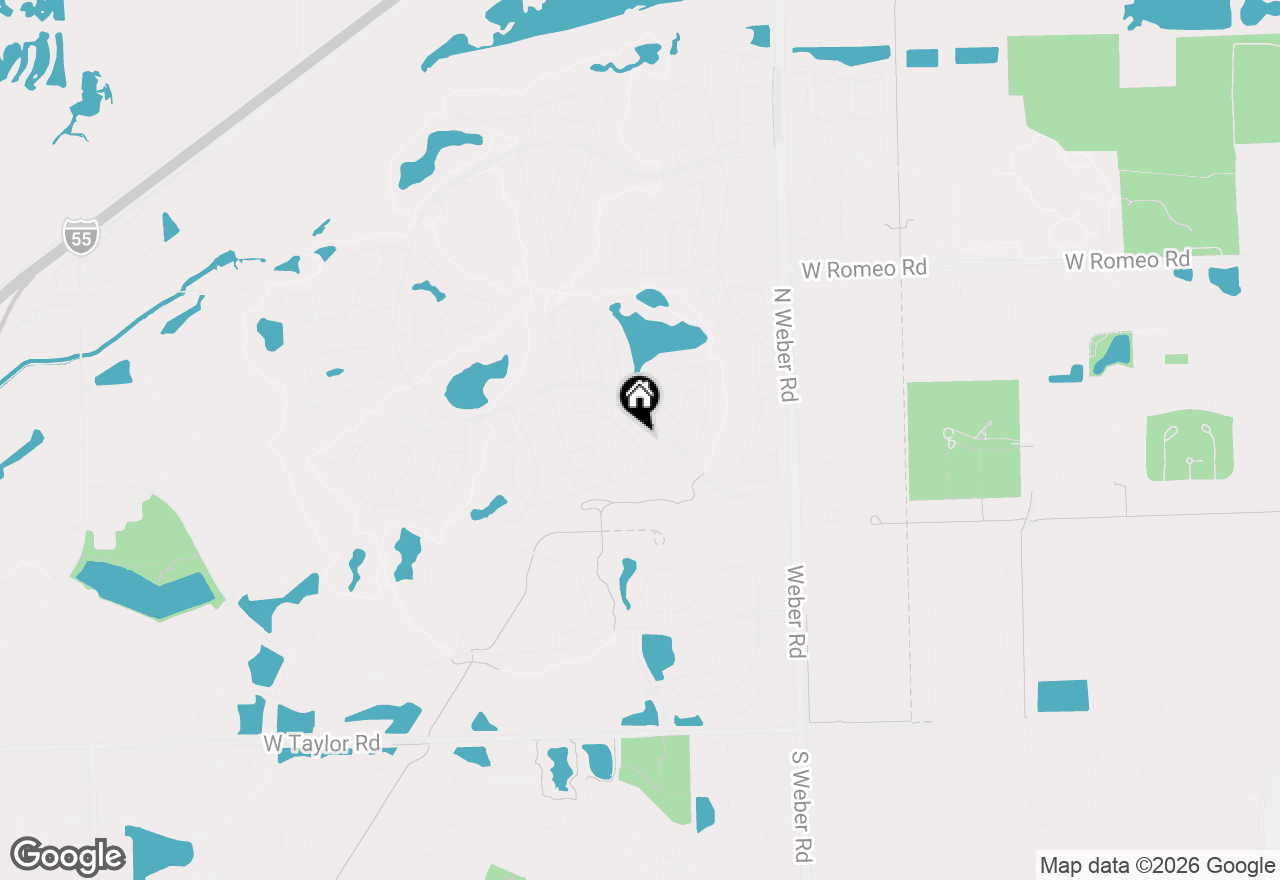 Map of 13761 S Redbud Drive, Plainfield, IL 60544