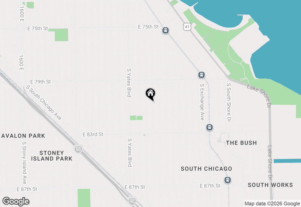 Map of 8047 S Kingston Avenue, Chicago, IL 60617