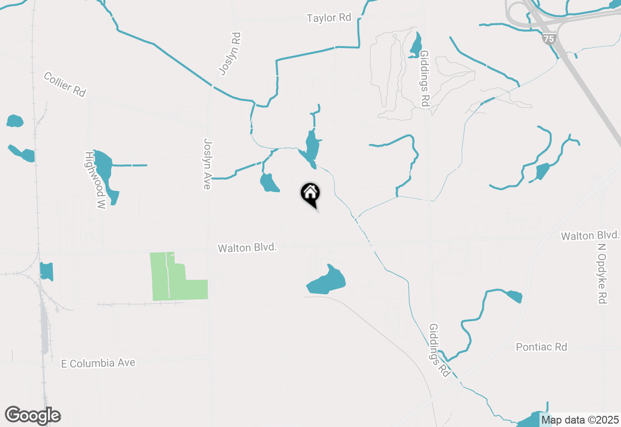 Map of 802 Castle Pine Court, Pontiac, MI 48340