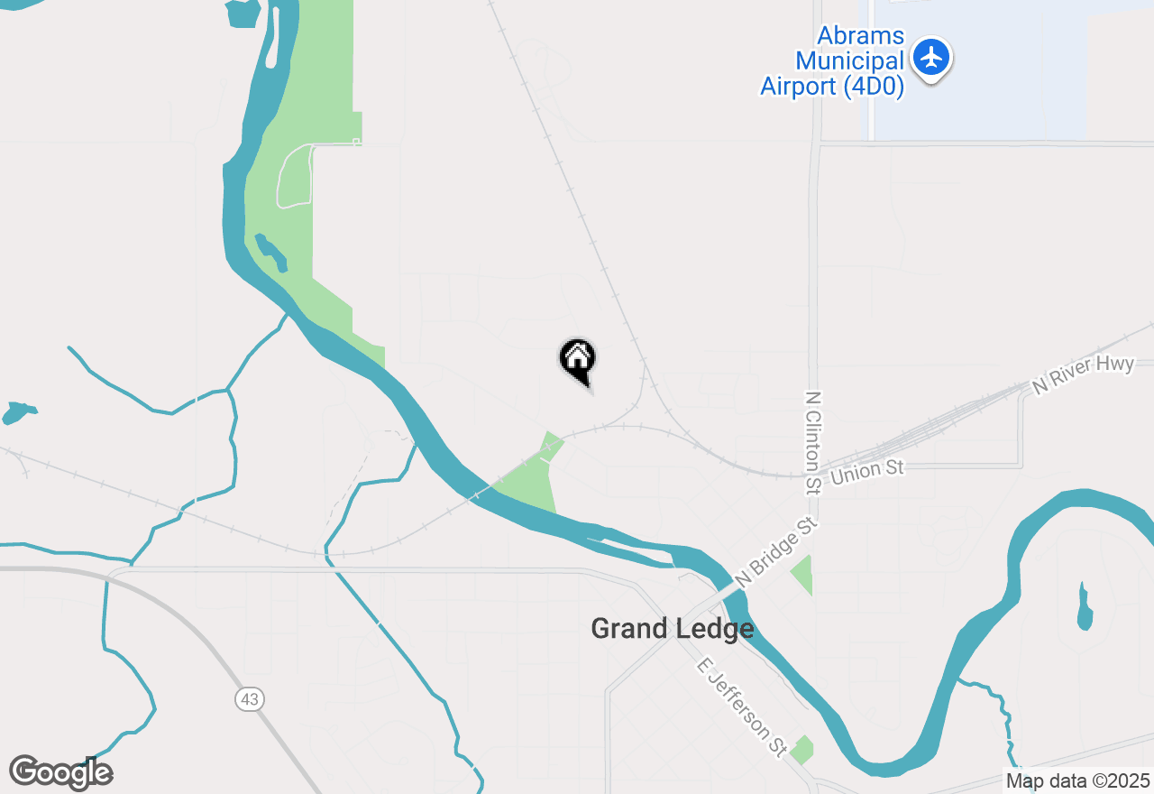 Map of 702 W Main Street, Grand Ledge, MI 48837