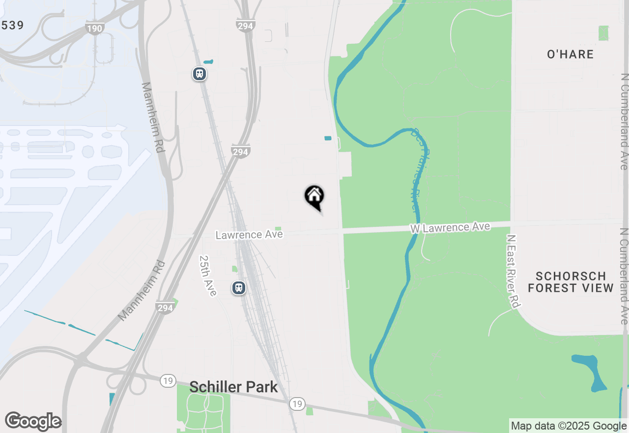 Map of 9513 Kelvin Lane #2111, Schiller Park, IL 60176