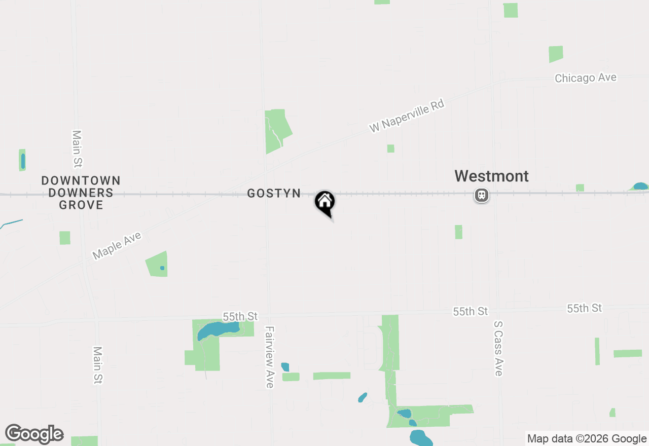 Map of 210 3rd Street, Downers Grove, IL 60515