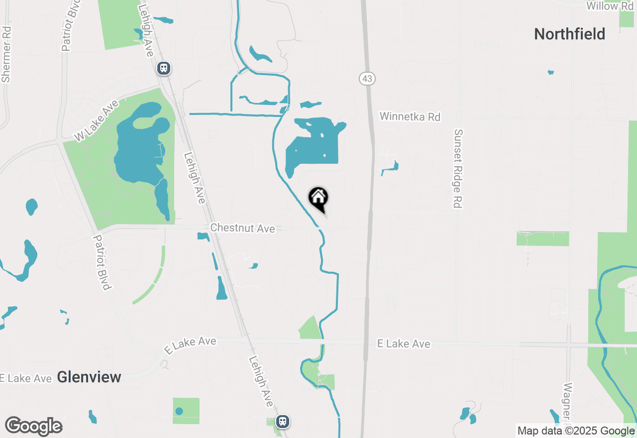 Map of 1815 Tanglewood Drive #4D, Glenview, IL 60025