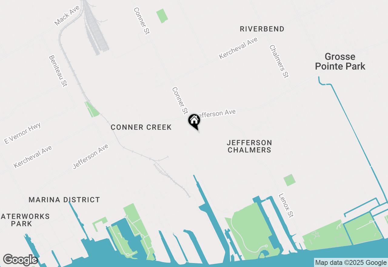 Map of 967 Conner Street, Detroit, MI 48215