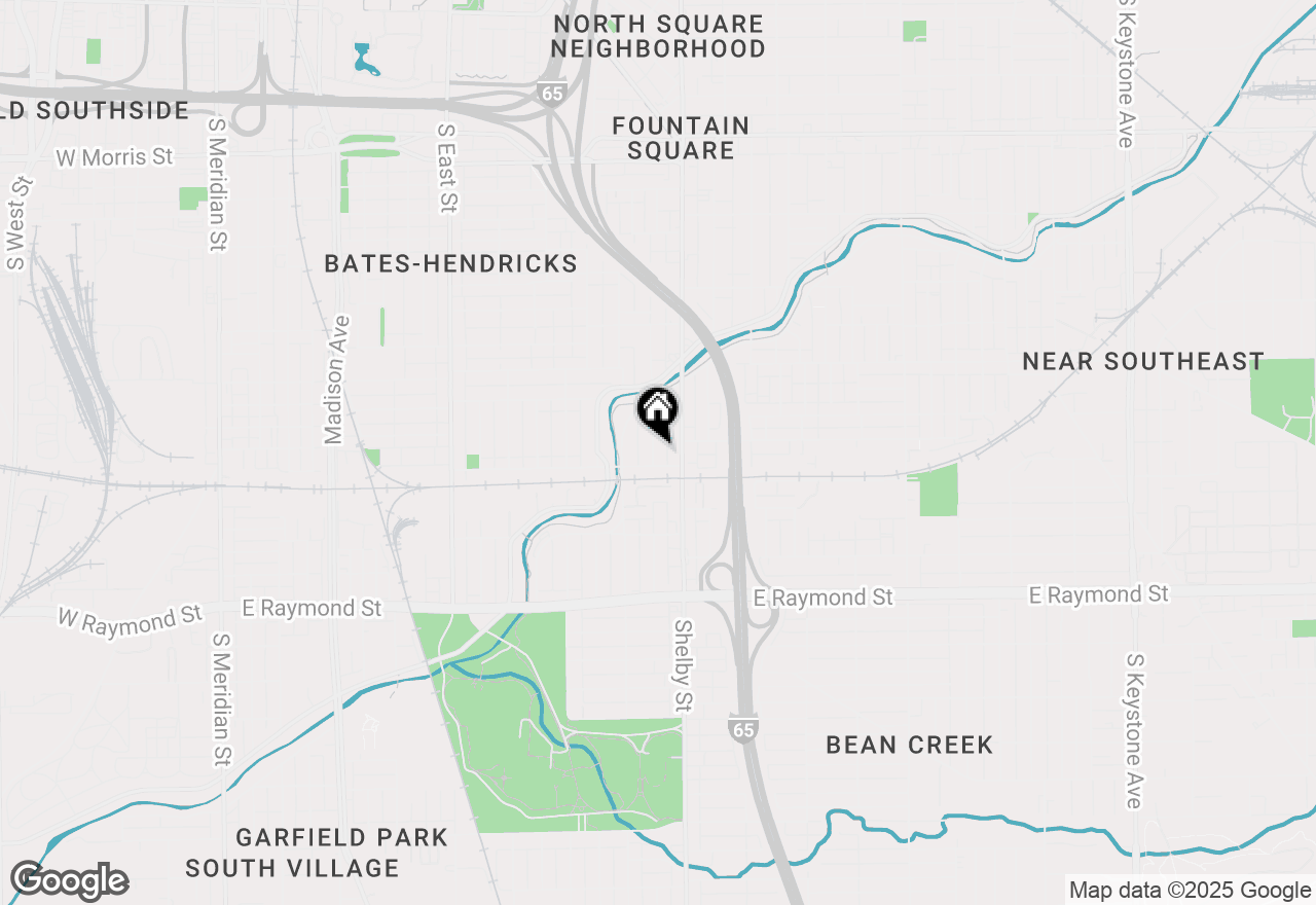 Map of 1867 Barth Avenue, Indianapolis, IN 46203