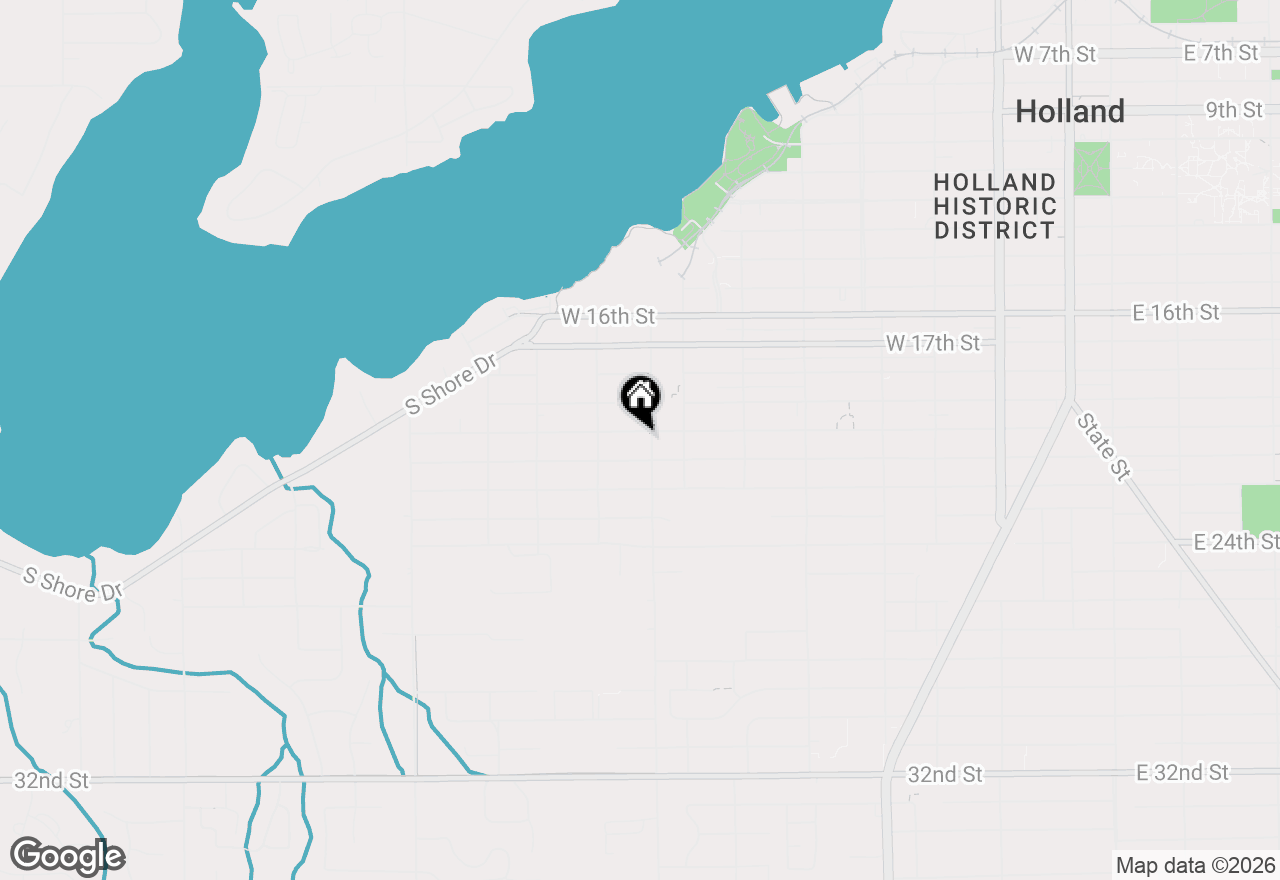 Map of 434 W 20th Street, Holland, MI 49423