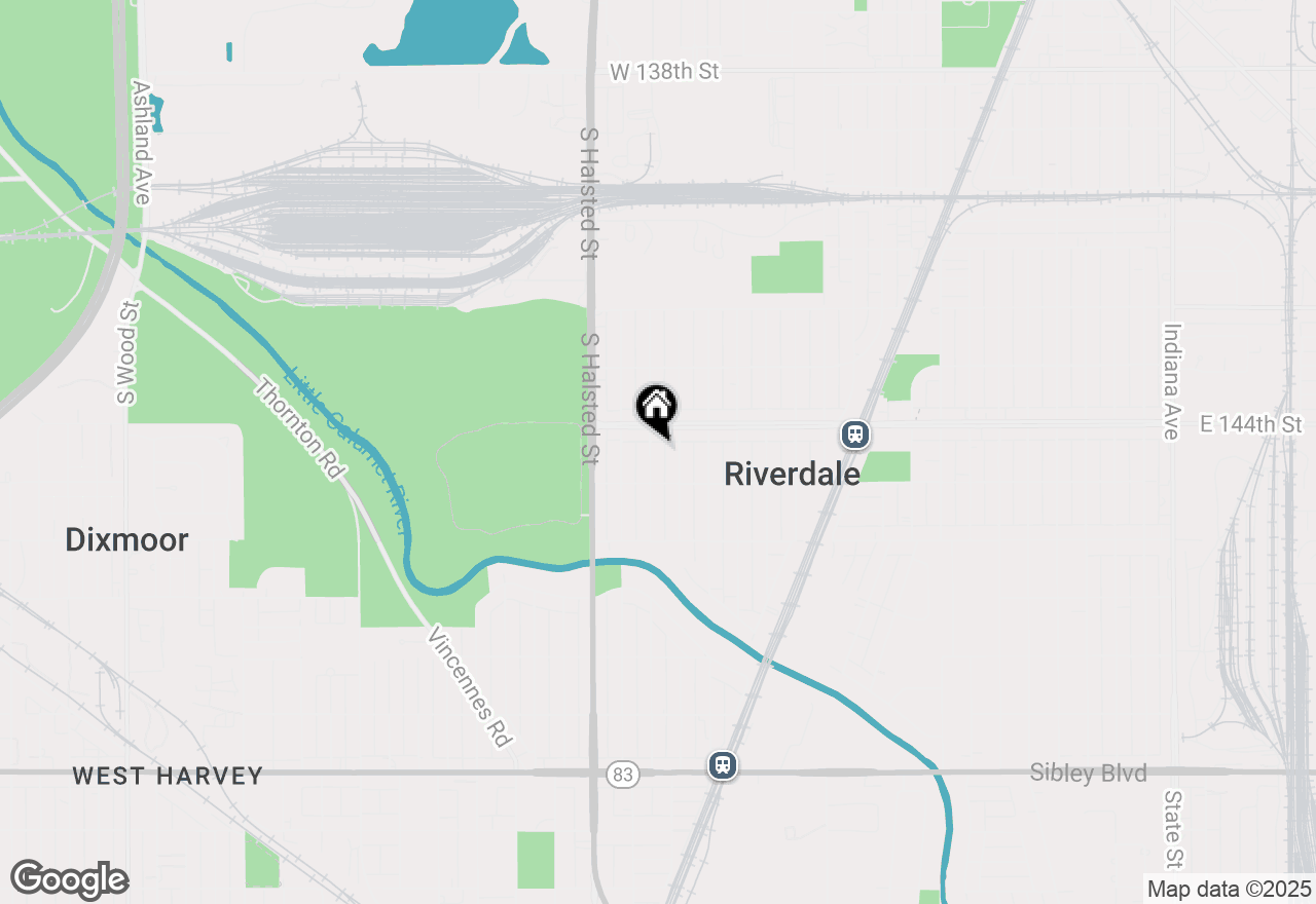 Map of 14417 S Union Avenue, Riverdale, IL 60827