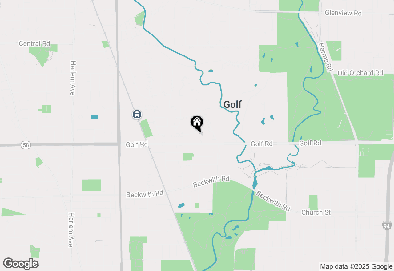 Map of 59 Park Lane, Golf, IL 60029