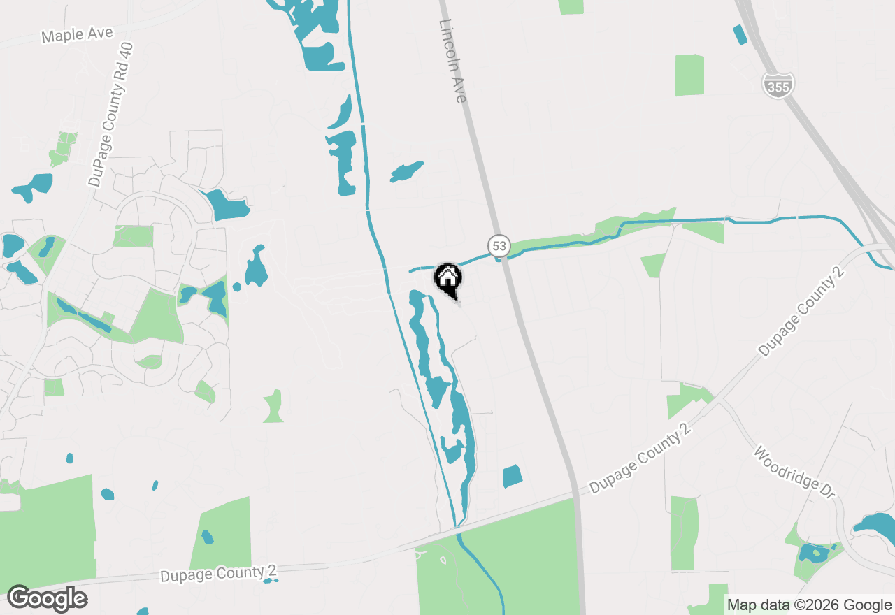 Map of 6420 Double Eagle Drive #501, Woodridge, IL 60517