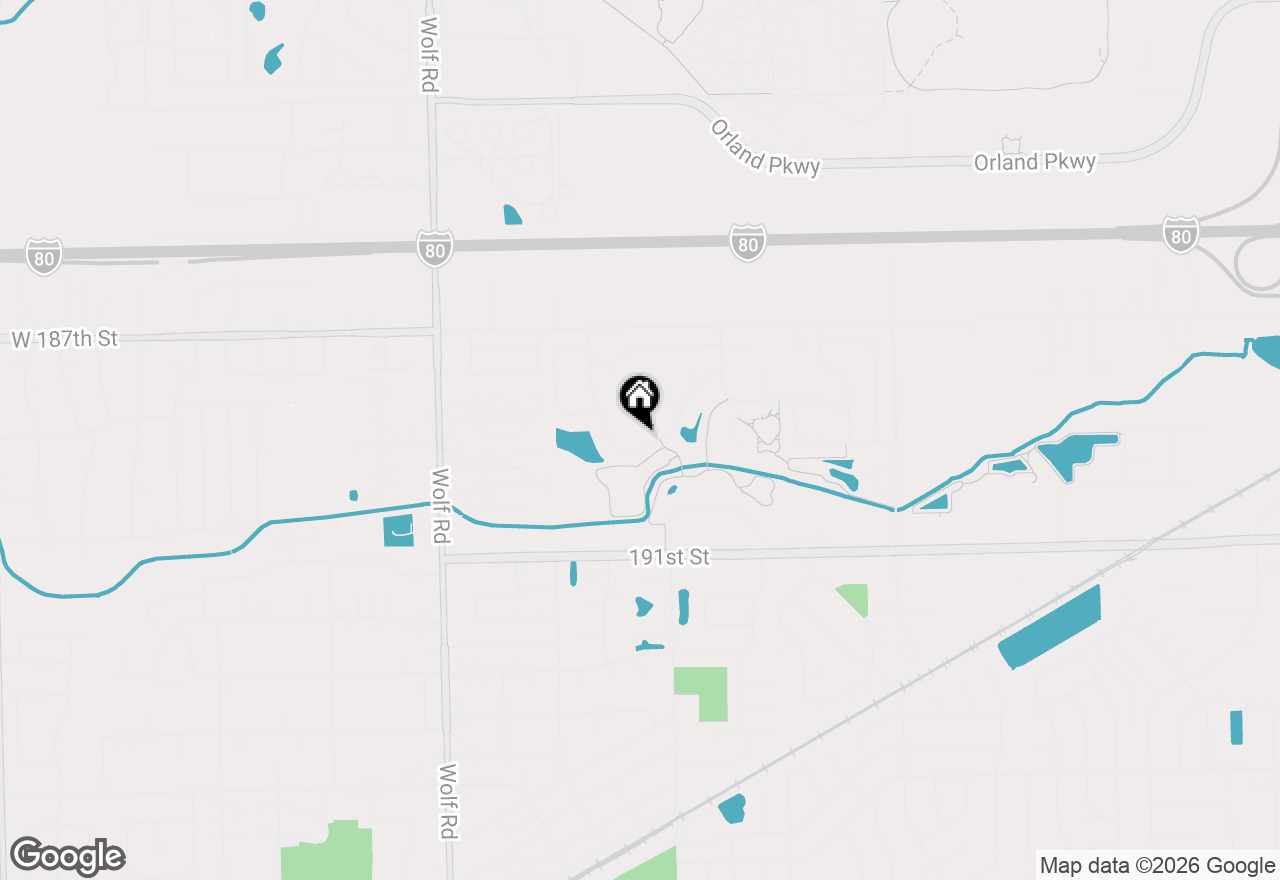Map of 10830 Crystal Creek Drive, Mokena, IL 60448