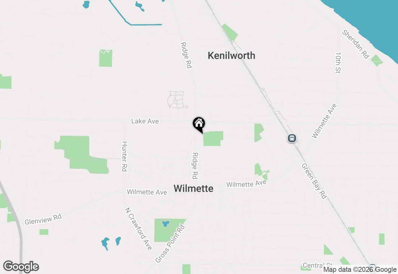 Map of 800 Ridge Road #117, Wilmette, IL 60091