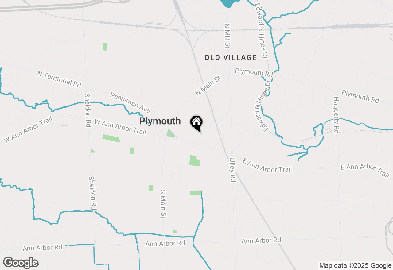 Map of 300 Hamilton Street #105, Plymouth, MI 48170