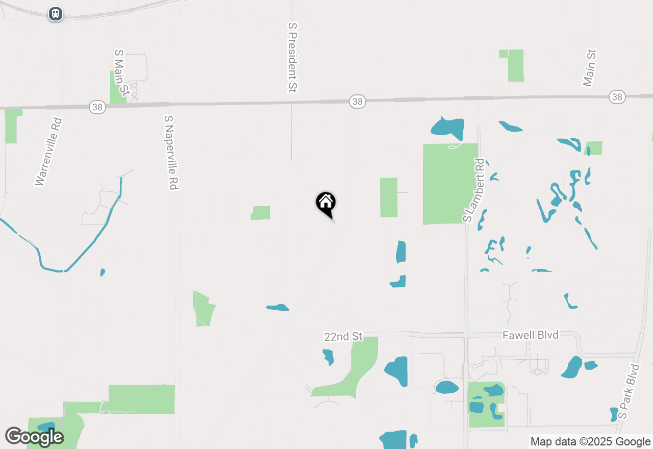 Map of 1244 Loughborough Court, Wheaton, IL 60189