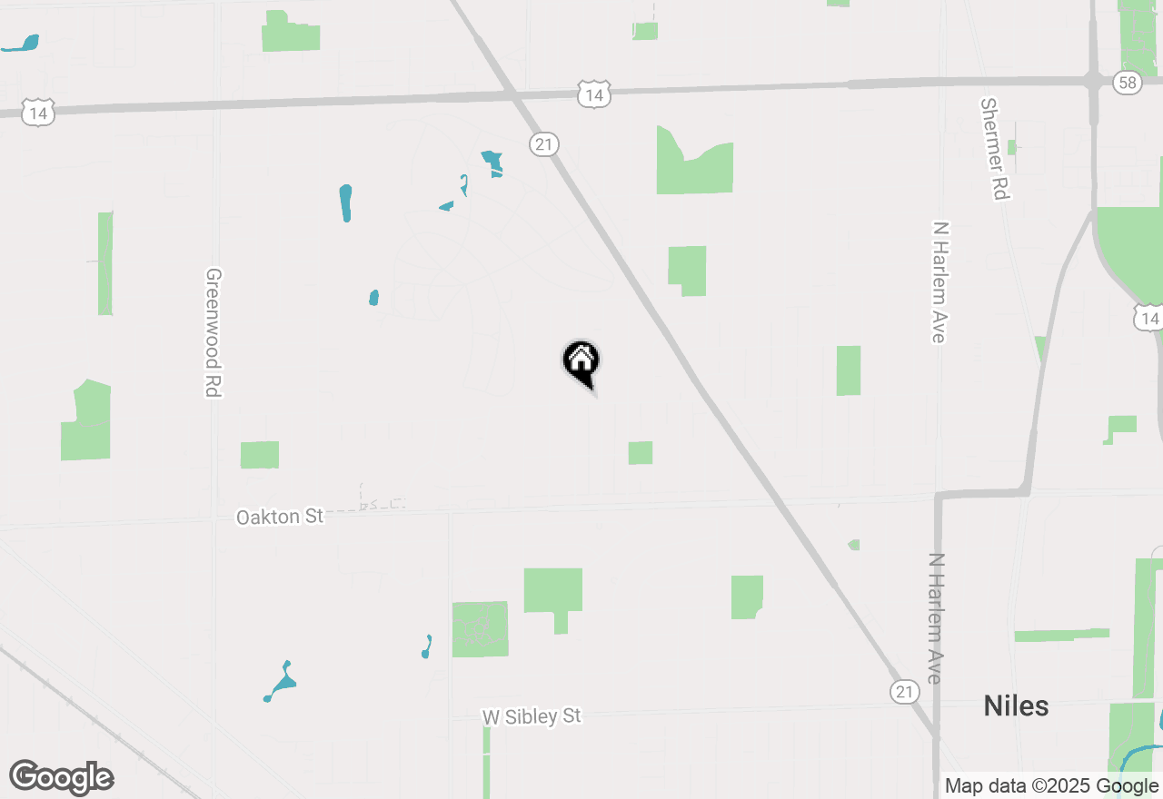 Map of 8201 N Elmore Street, Niles, IL 60714