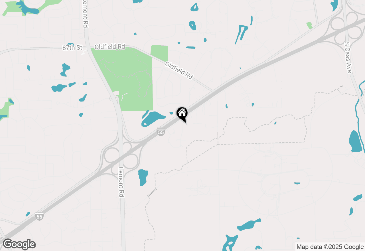 Map of 9213 Waterfall Glen Boulevard #2, Darien, IL 60561