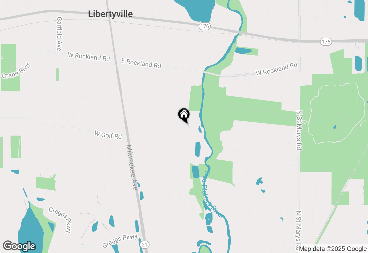 Map of 828 Liberty Bell Lane, Libertyville, IL 60048