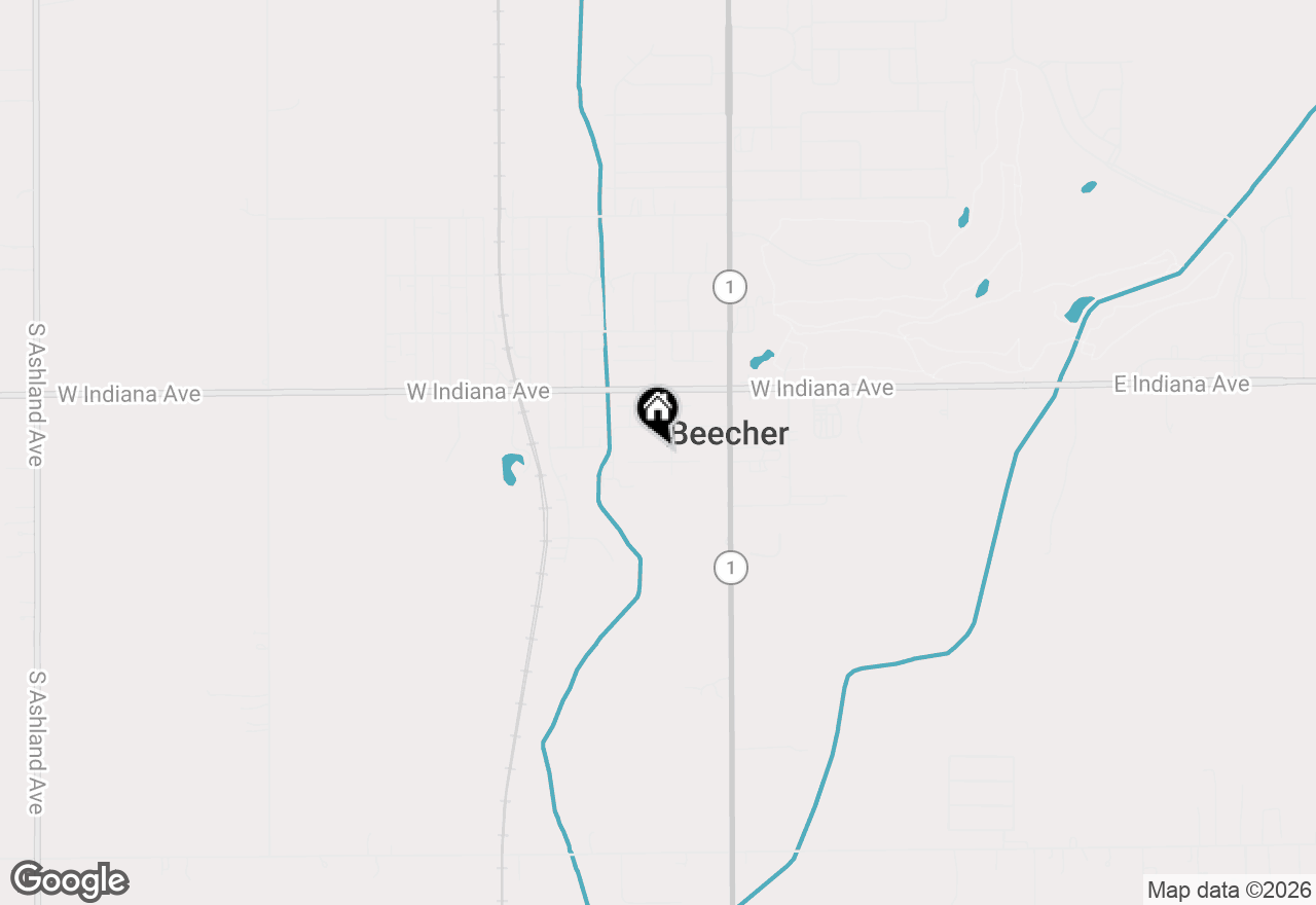 Map of 617 Melrose Lane, Beecher, IL 60401