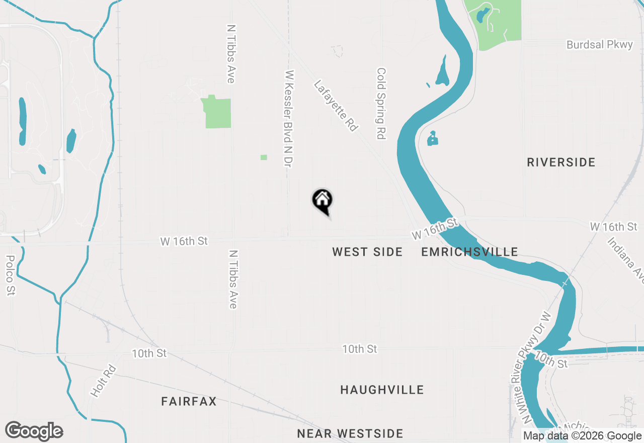 Map of 1629 Sharon Avenue, Indianapolis, IN 46222