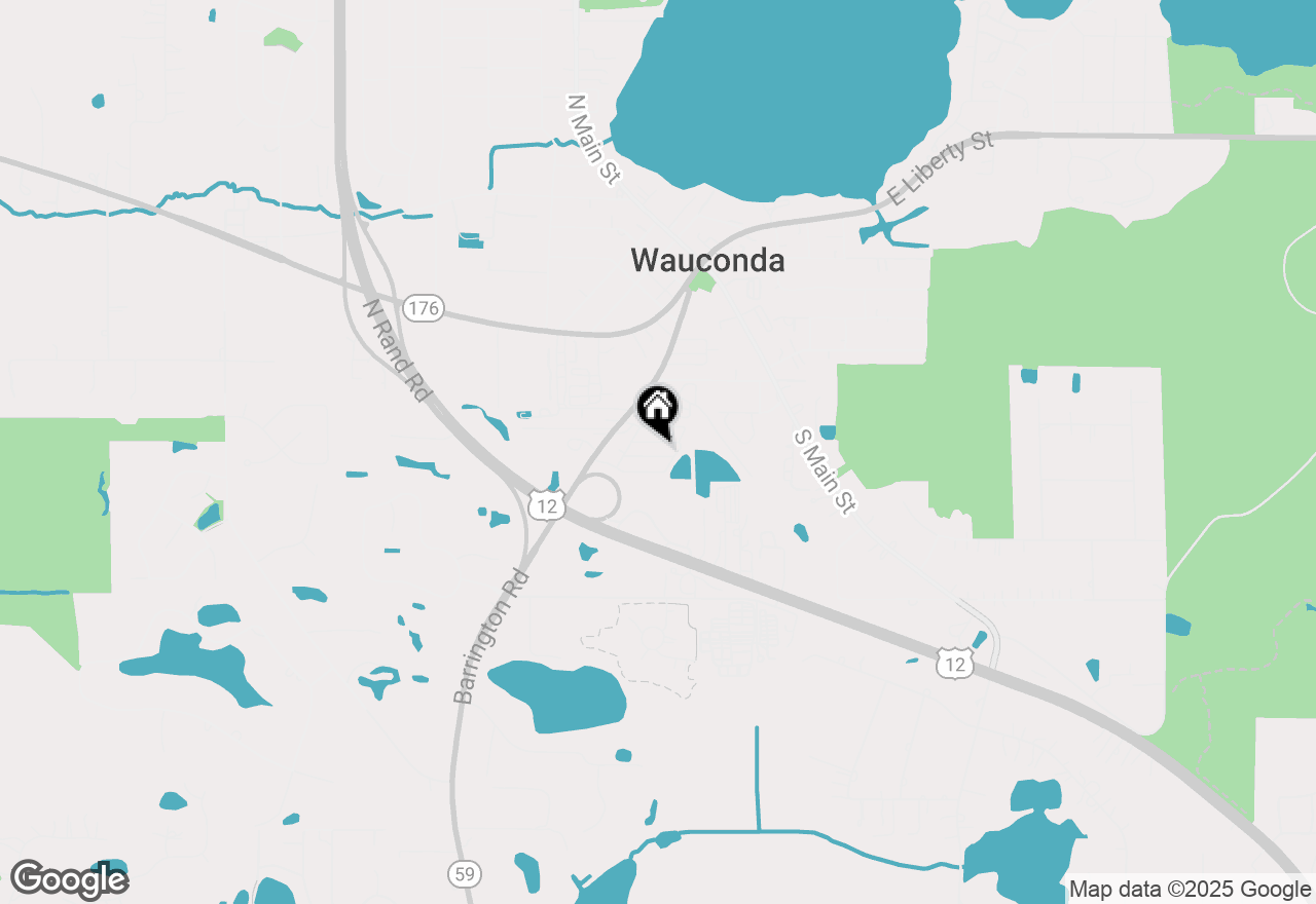 Map of 66 Boren Avenue, Wauconda, IL 60084