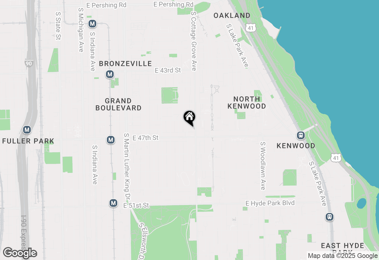 Map of 4633 S Evans Avenue #3, Chicago, IL 60653