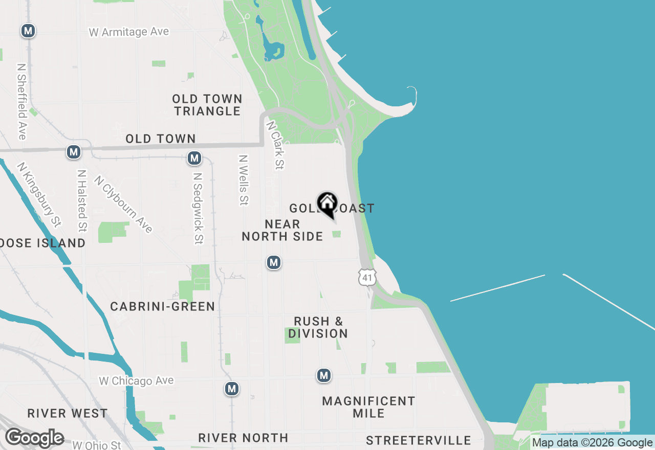 Map of 1310 N Astor Street, Chicago, IL 60610
