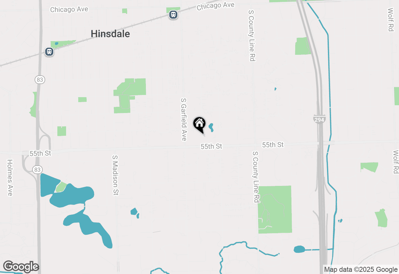 Map of 910 S Park Avenue, Hinsdale, IL 60521