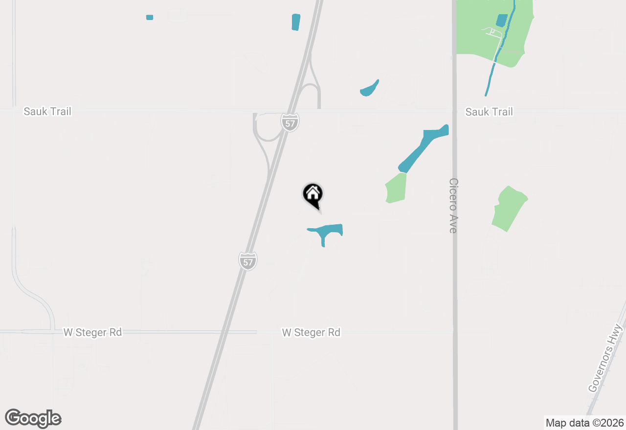 Map of 5313 Imperial Drive, Richton Park, IL 60471