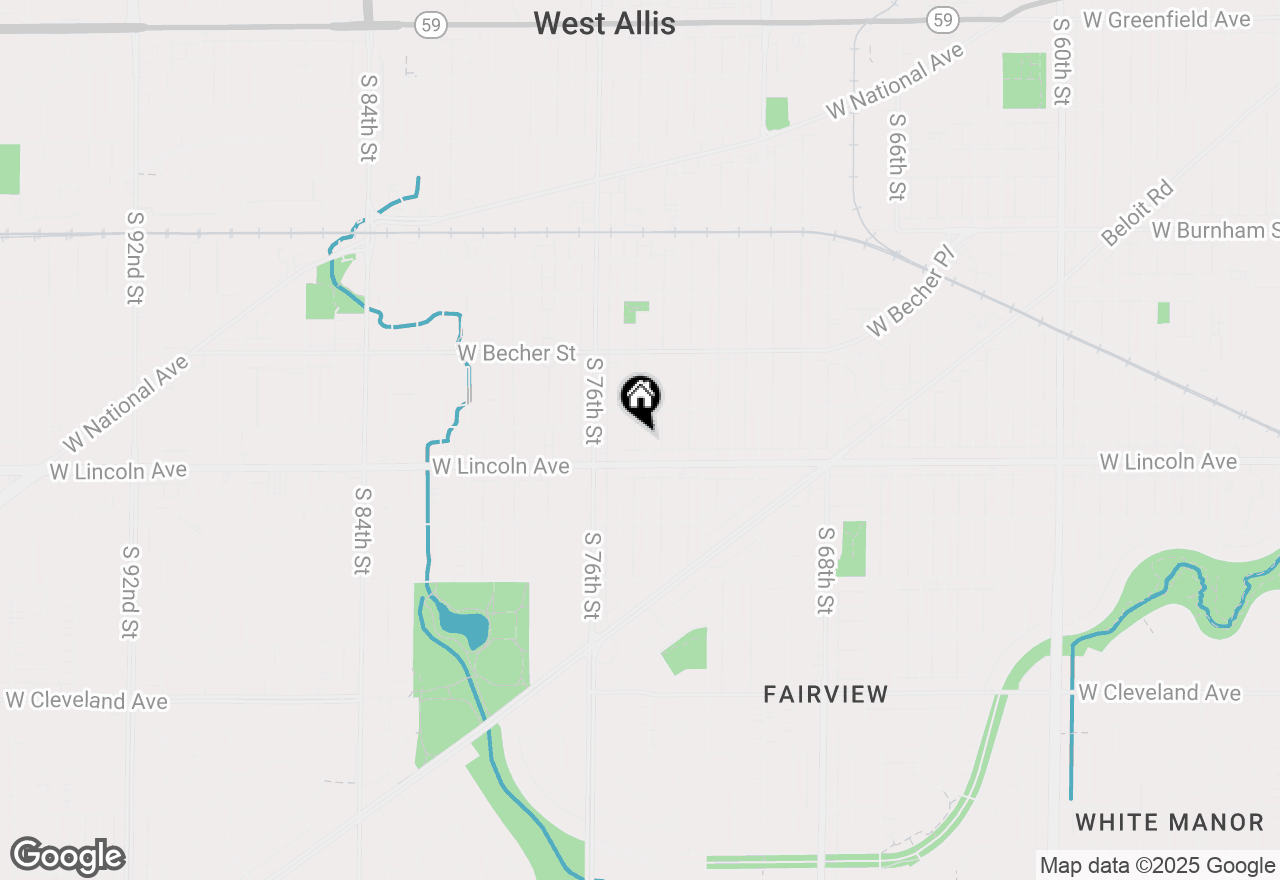 Map of 2243 S 74th St, West Allis, WI 53219