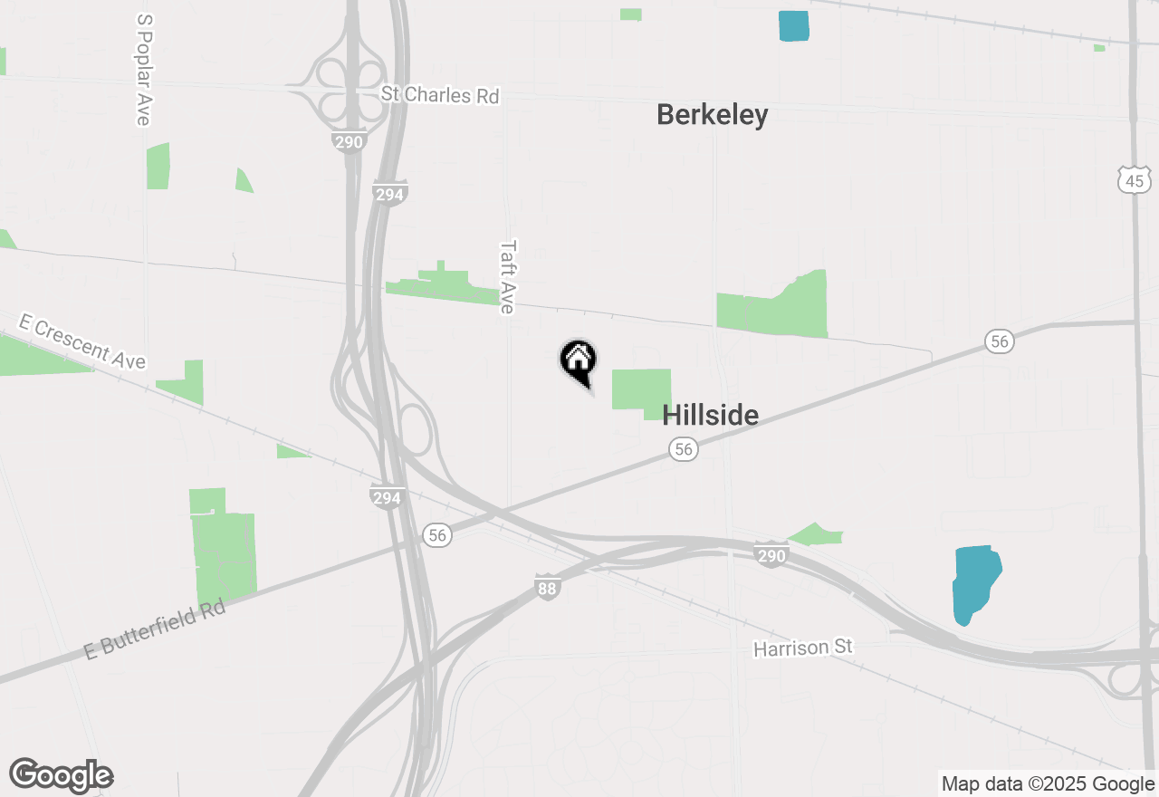 Map of 500 N Irving Avenue, Hillside, IL 60162