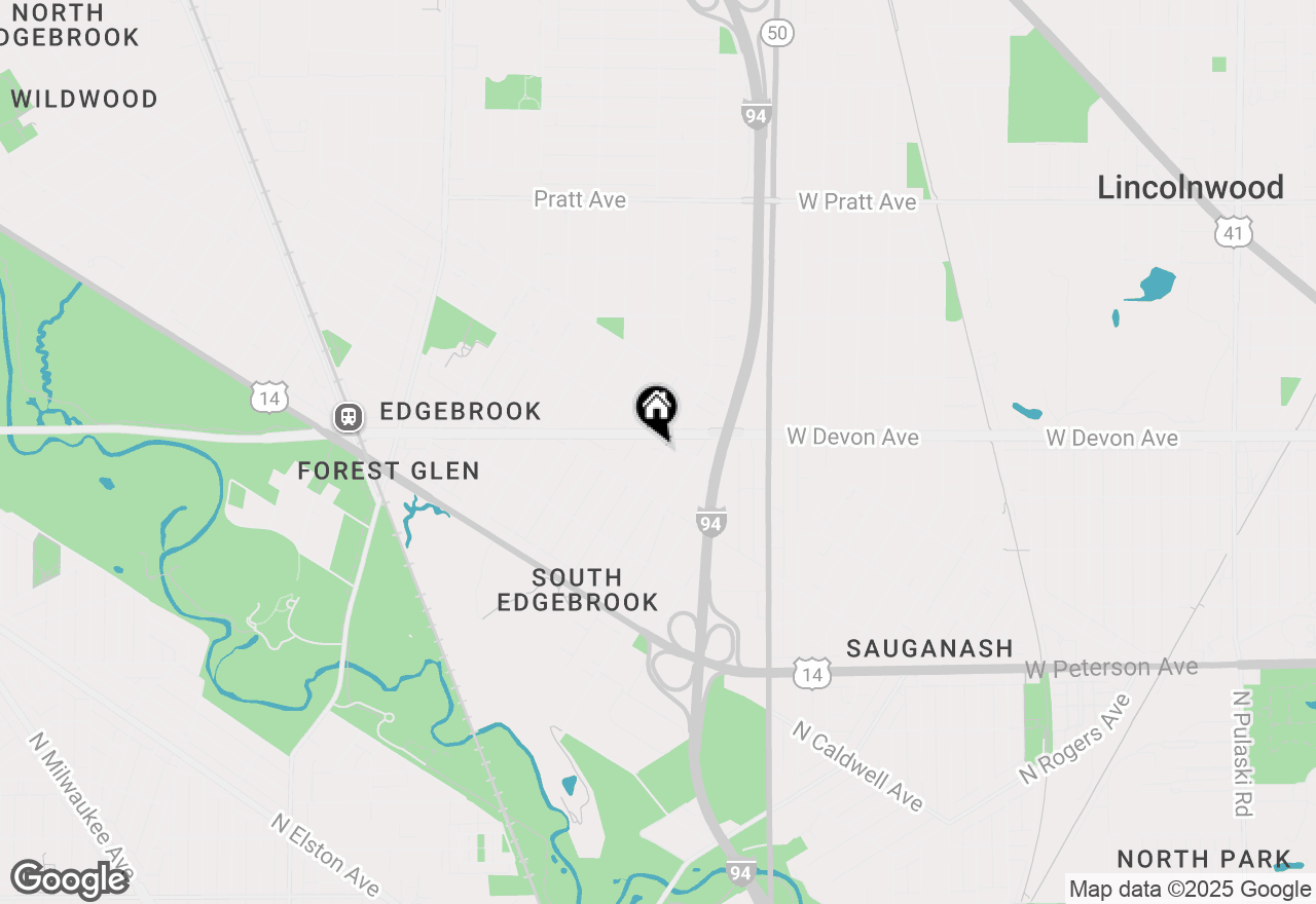 Map of 6344 N Lenox Avenue, Chicago, IL 60646