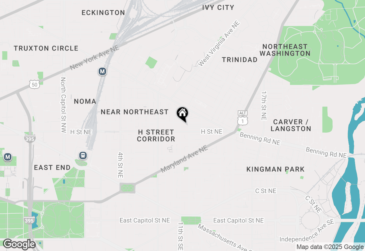 Map of 825 11th Street Ne, Washington, DC 20002