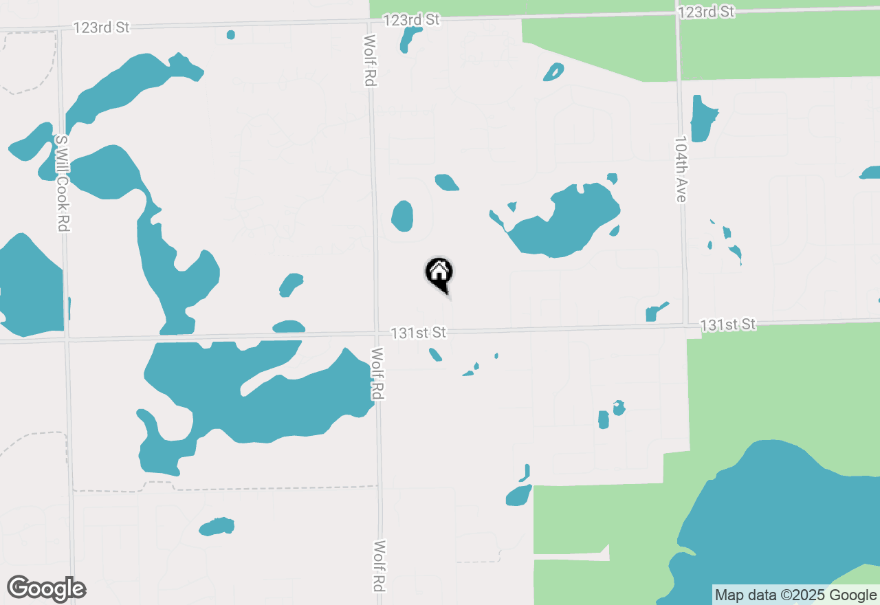 Map of 11010 W 131st Street, Palos Park, IL 60464