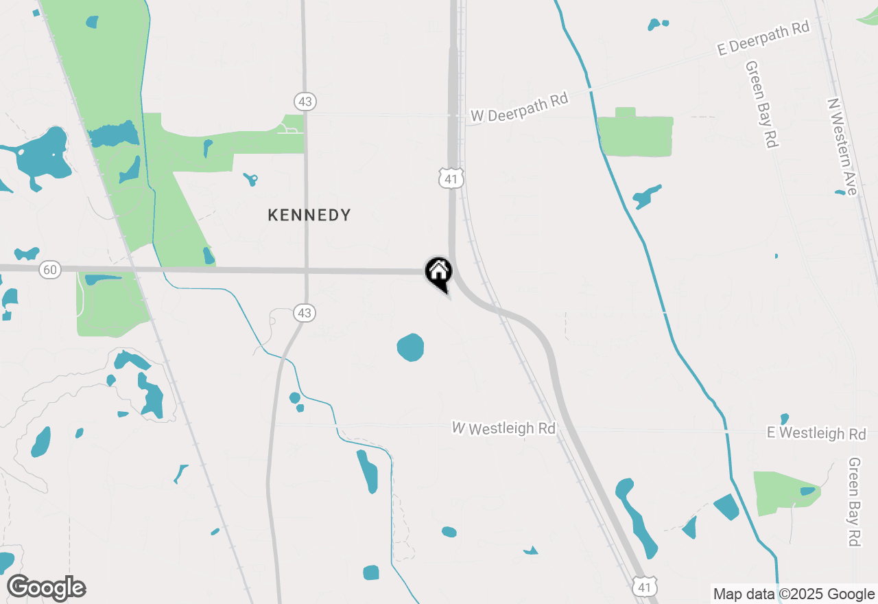 Map of 50 S Orchard Circle, Lake Forest, IL 60045