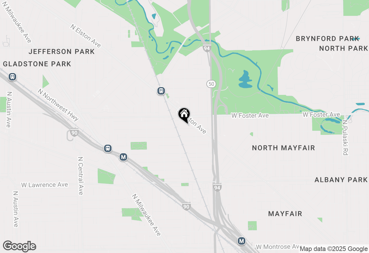 Map of 4945 W Winona Street #2, Chicago, IL 60630