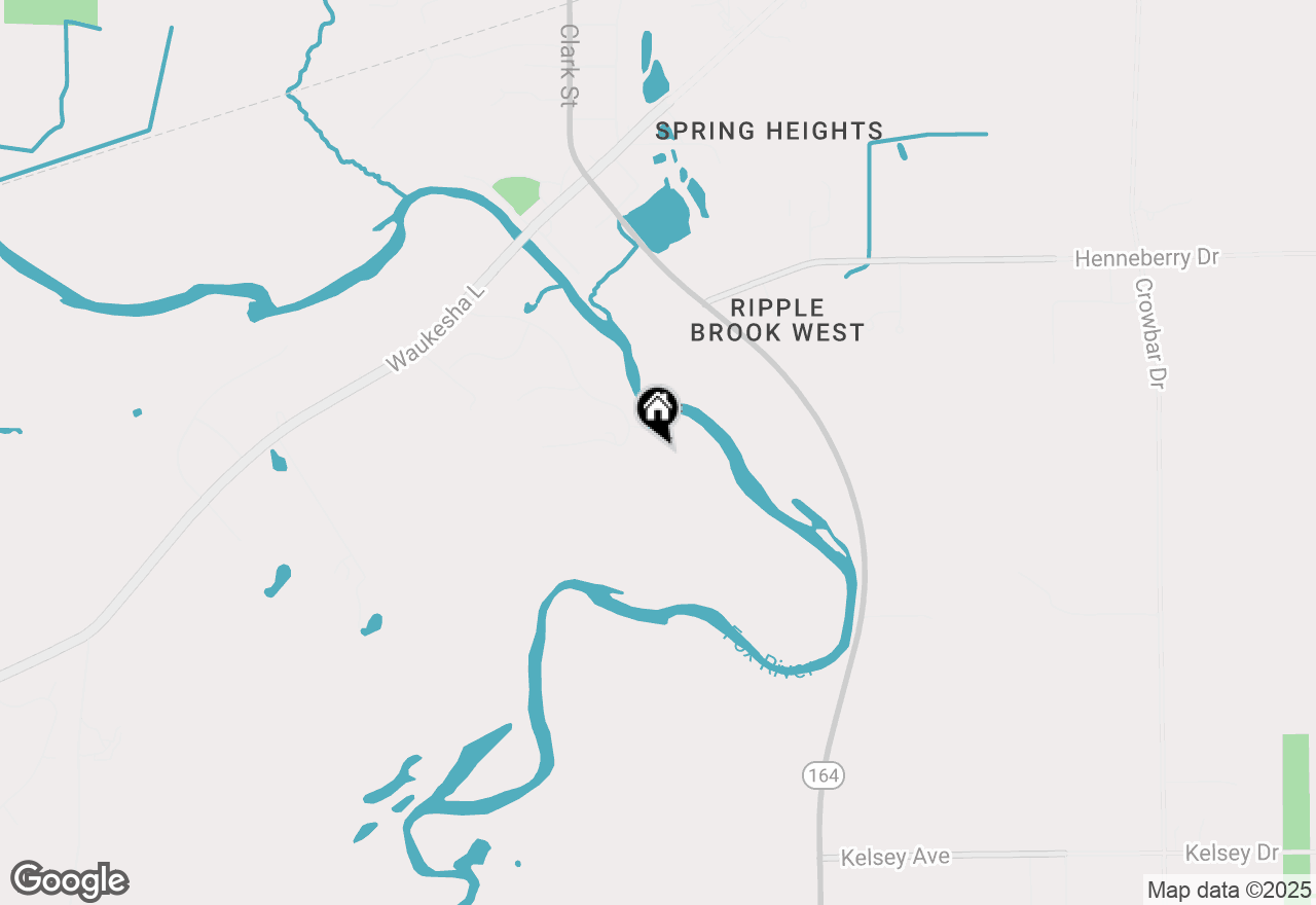 Map of S95W22835 Bywater Ln, Big Bend, WI 53103