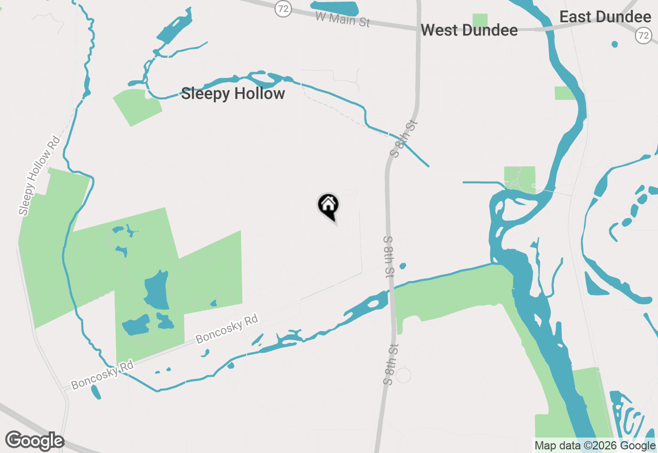Map of 1108 Fox Path, West Dundee, IL 60118