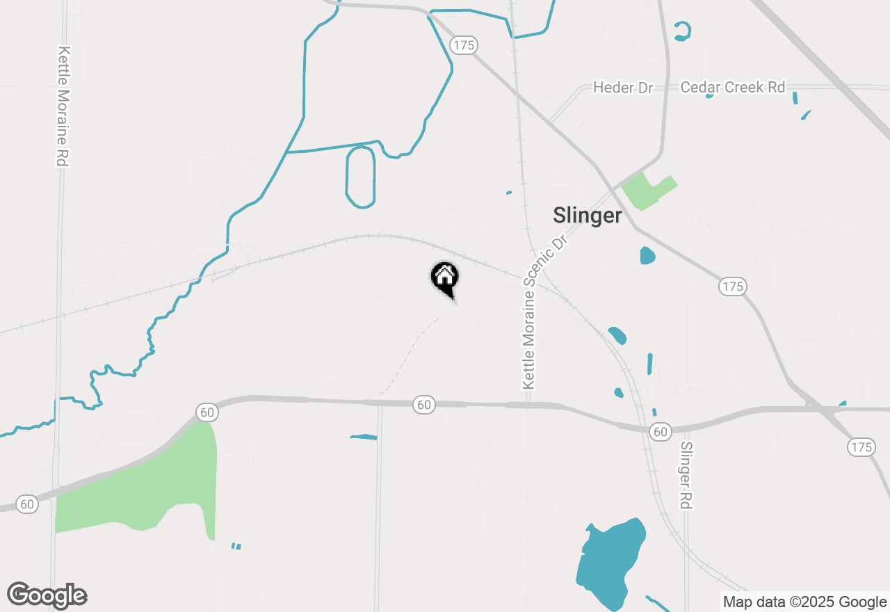 Map of 550 Howard Ave, Slinger, WI 53086