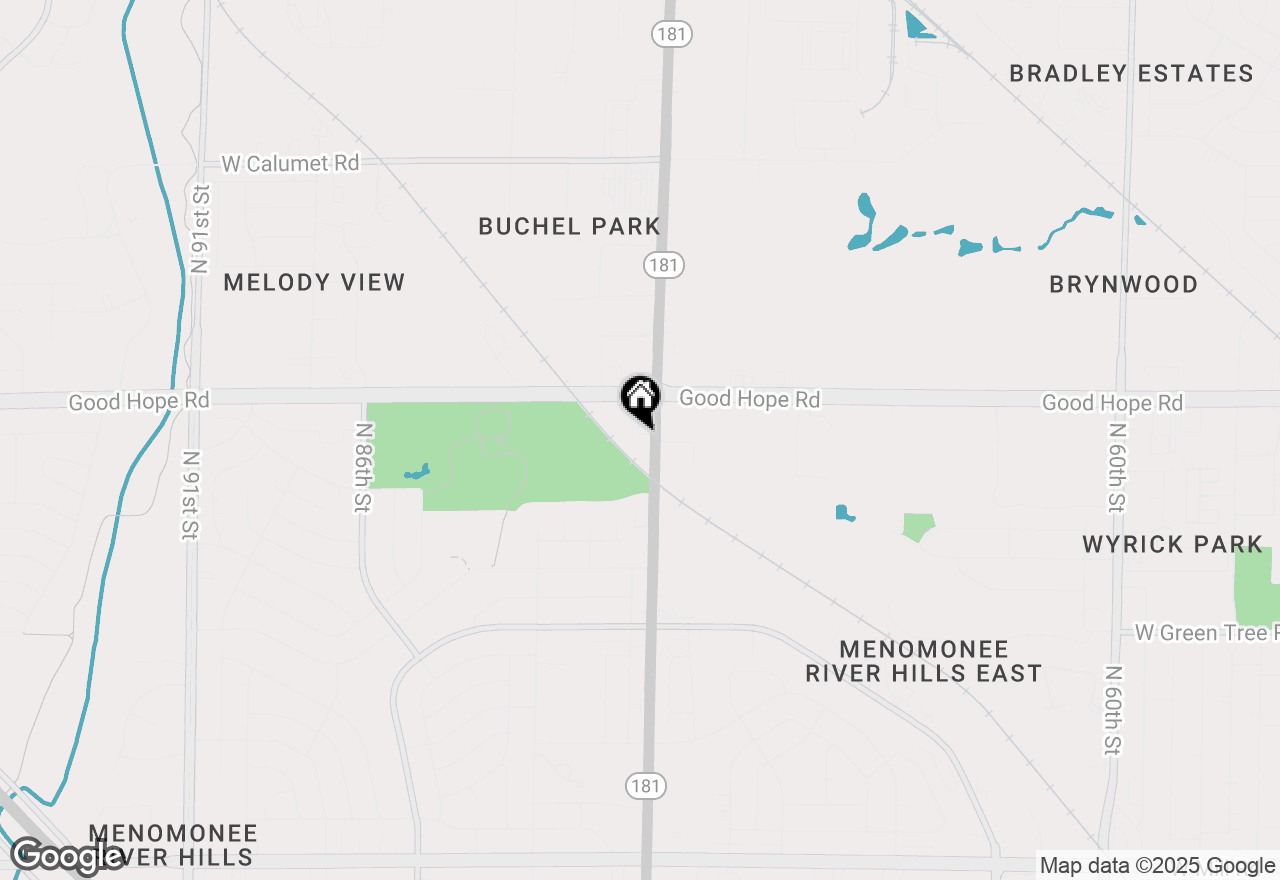 Map of 7111 N 76th St, Milwaukee, WI 53223