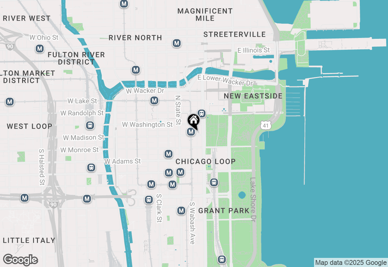 Map of 5 N Wabash Avenue #1703, Chicago, IL 60602