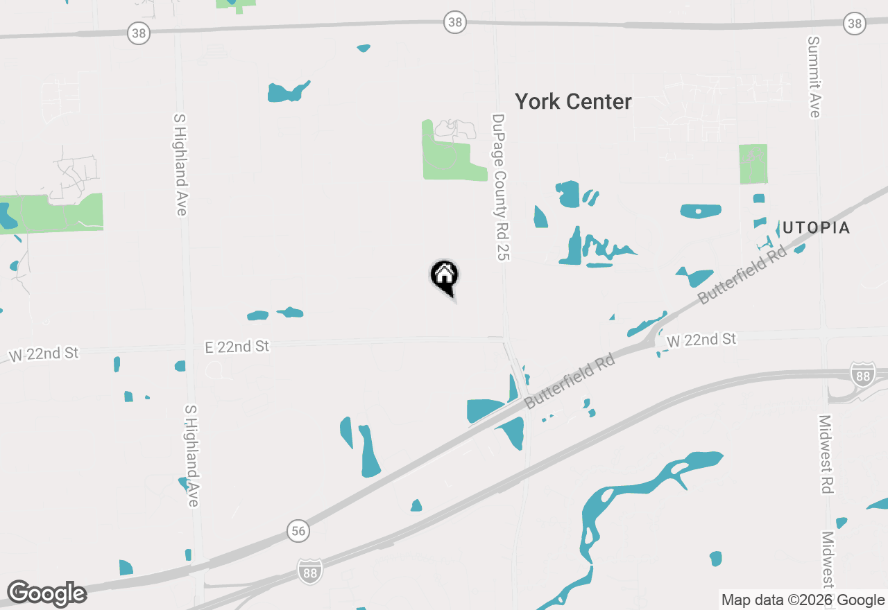 Map of 1S714 Westview Avenue, Lombard, IL 60148