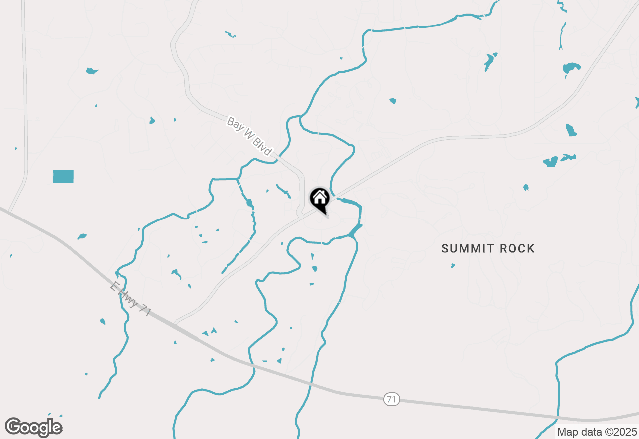 Map of 100 Alamo Court, Horseshoe Bay, TX 78657