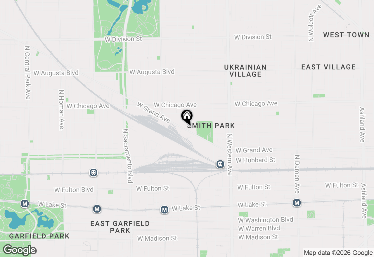 Map of 2638 W Grand Avenue, Chicago, IL 60612