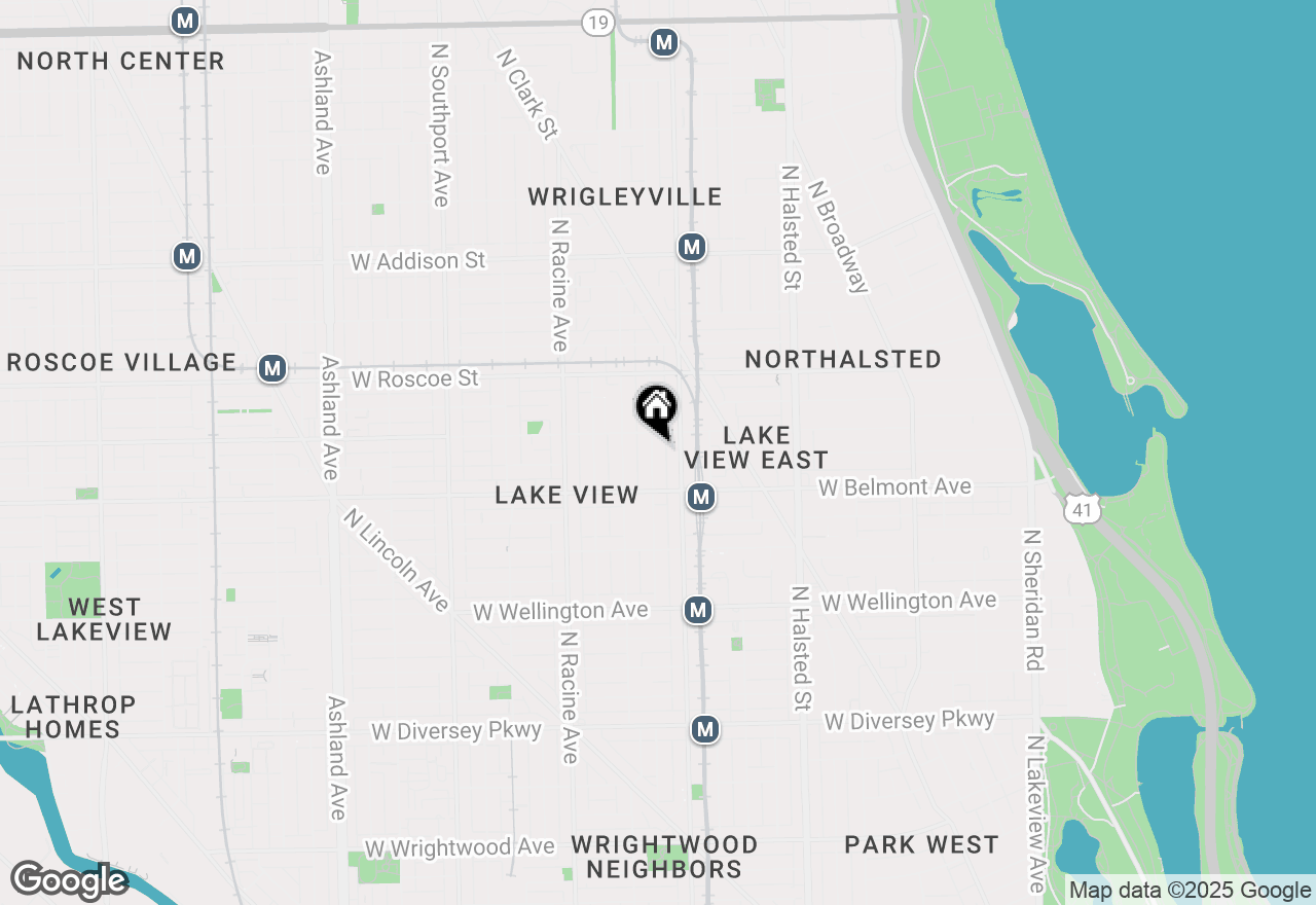 Map of 3241 N Kenmore Avenue #1, Chicago, IL 60657