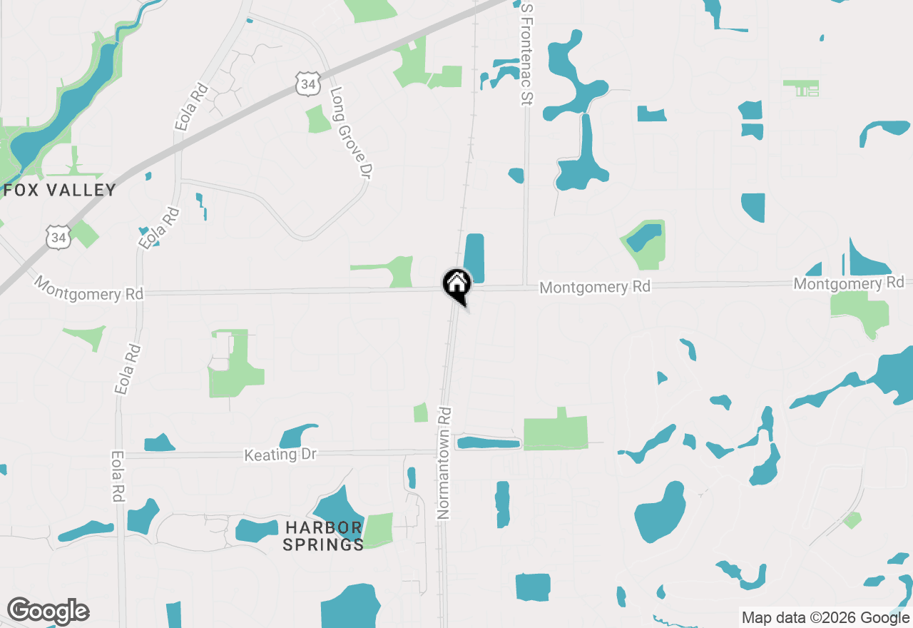 Map of 1372 Normantown Road #1372, Naperville, IL 60564