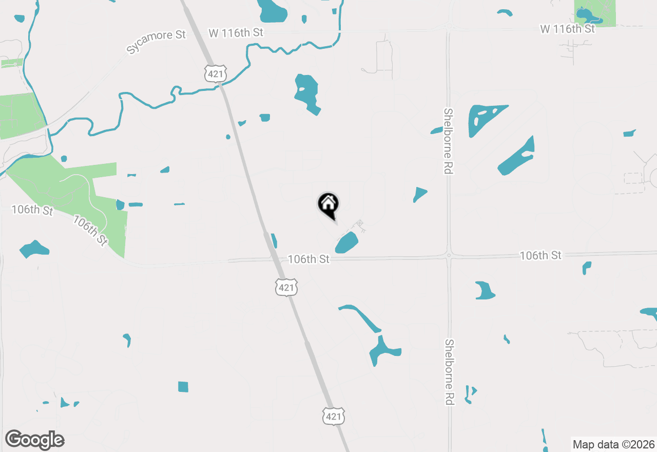 Map of 10741 Bunker Hill Drive, Carmel, IN 46032